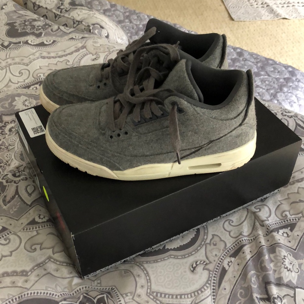Wool Jordan 3s